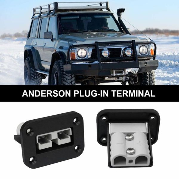 Anderson Panel Plug 50 Amp Mount Bracket Panel Shell Waterproof for Caravan Auto  |  Others Motorcycle Others