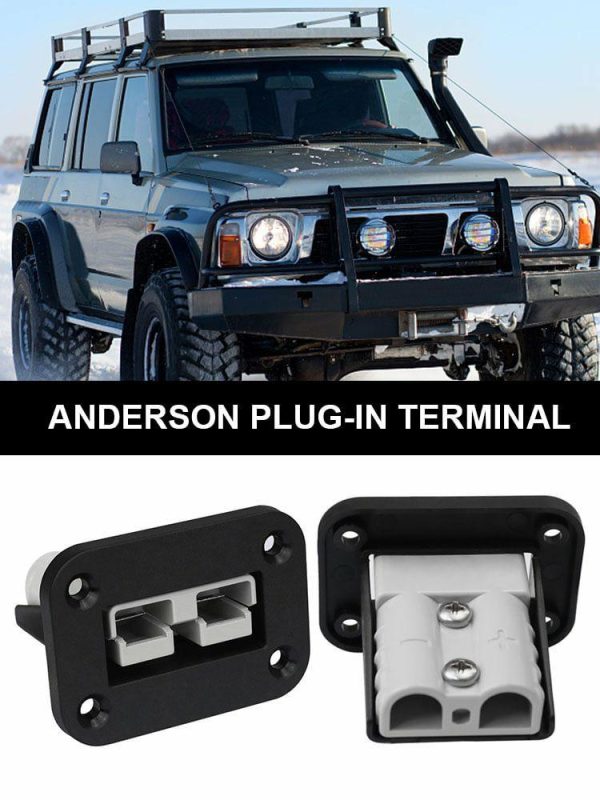 Anderson Panel Plug 50 Amp Mount Bracket Panel Shell Waterproof for Caravan Auto  |  Others Motorcycle Others