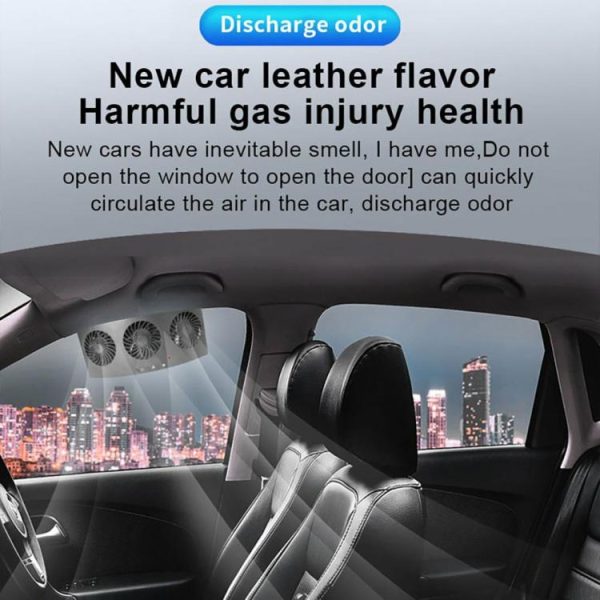 Auto Interior Radiator 4000RPM Car Air Cooler Air Circulator Summer Car Supplies  |  Car Charger Car Charger Car Charger