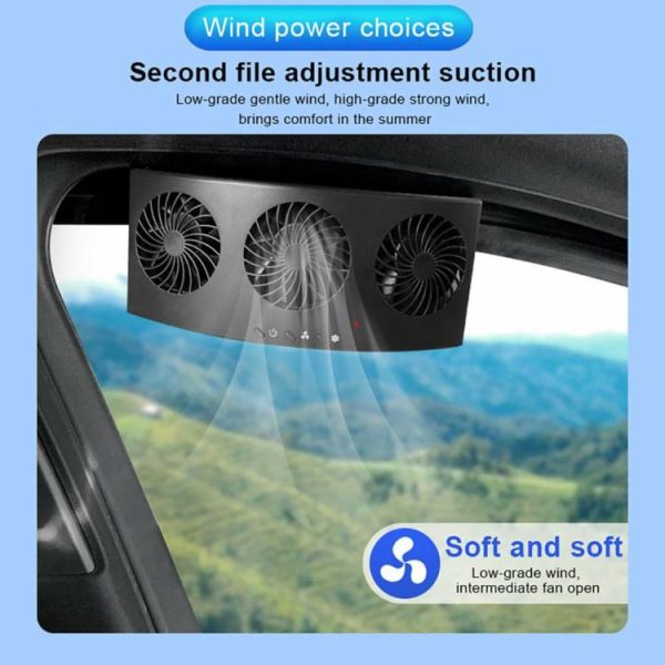 Auto Interior Radiator 4000RPM Car Air Cooler Air Circulator Summer Car Supplies  |  Car Charger Car Charger Car Charger