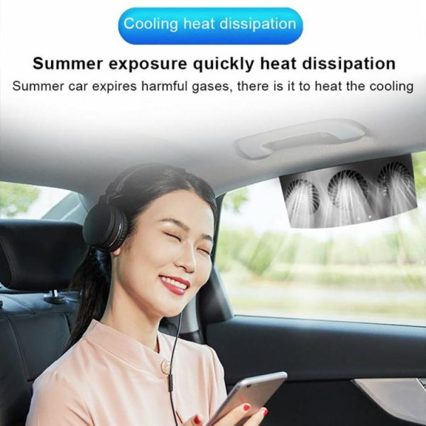 Auto Interior Radiator 4000RPM Car Air Cooler Air Circulator Summer Car Supplies  |  Car Charger Car Charger Car Charger