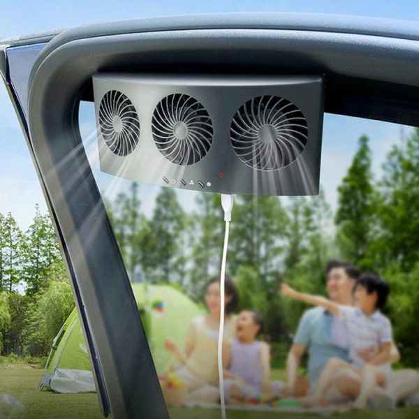 Auto Interior Radiator 4000RPM Car Air Cooler Air Circulator Summer Car Supplies  |  Car Charger Car Charger Car Charger