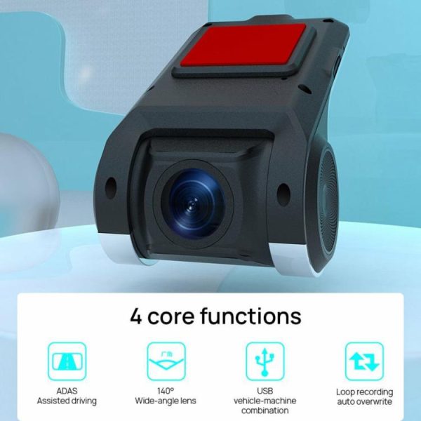 Auto Video Camera Loop Recording Car Camcorder 120 Degree View Angle for Android  |  Navigation & Recor Car Electronics Navigation & Recor