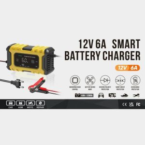 Battery Charger 12V 6A Car Battery Charger for Automobile Motorcycle Accessories  |  Maintenance & Care Maintenance & Care Maintenance & Care