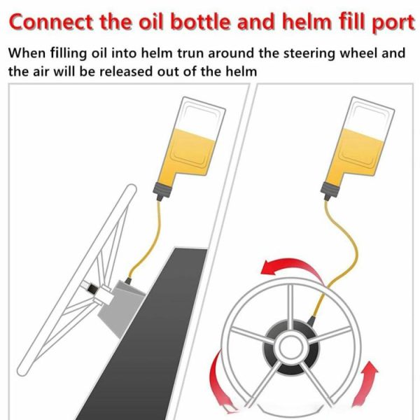 Bleed Kit & Fill Kit Bleeder Hose for Most Outboard Inboard Hydraulic Steering  |  Others Motorcycle Others