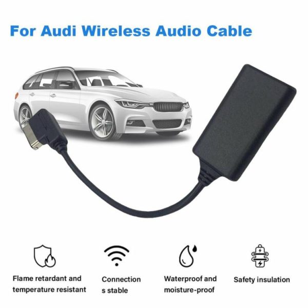 Bluetooth-compatible AUX Receiver Cable Adapter AMI for Audi Q5 A5 A7 R7 S5 Q7  |  Others Electronics Car Electronics Others Electronics