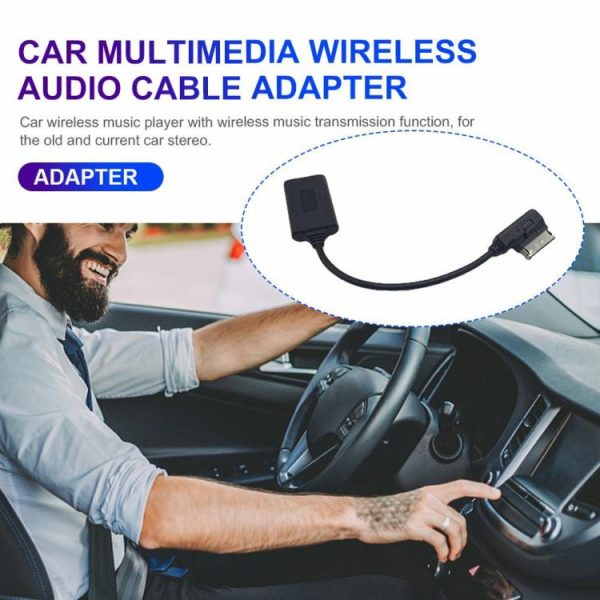 Bluetooth-compatible AUX Receiver Cable Adapter AMI for Audi Q5 A5 A7 R7 S5 Q7  |  Others Electronics Car Electronics Others Electronics