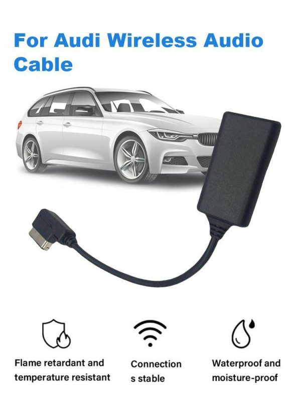 Bluetooth-compatible AUX Receiver Cable Adapter AMI for Audi Q5 A5 A7 R7 S5 Q7  |  Others Electronics Car Electronics Others Electronics