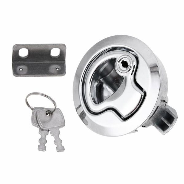 Boat Deck Hatches Flush Pull Slam Latch Flush Pull Slam Locker Yacht Accessories  |  Others Motorcycle Black