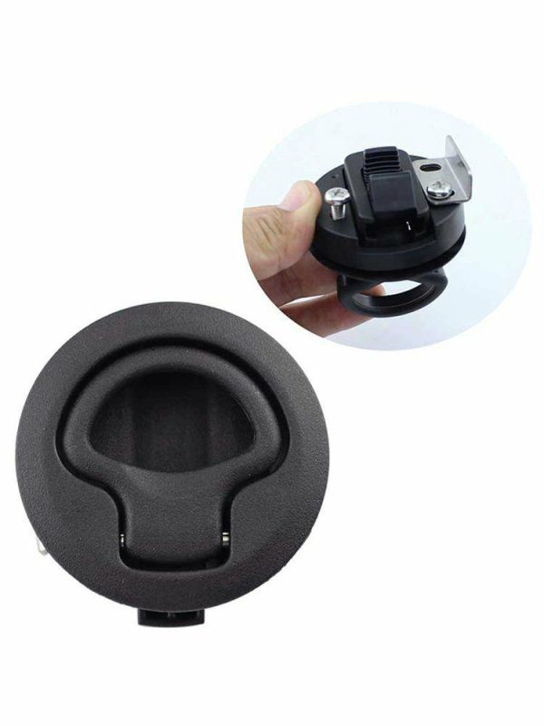 Boat Door Latch Flush for Boat Pull Latch Plastic Boat Accessories Marine Round  |  Others Motorcycle Others