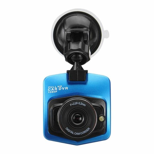 Car DVR Suction Cup HD 1080P Driver Recorder Night Vision Car Camcorder G-Sensor  |  Navigation & Recor Car Electronics Black/Blue