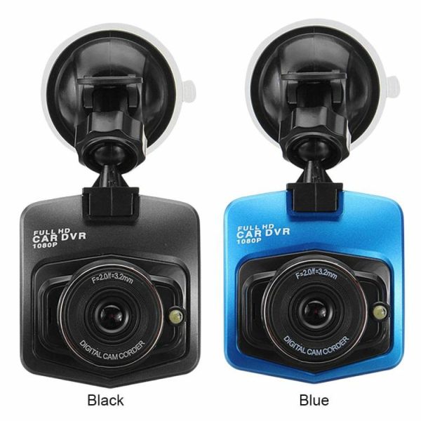 Car DVR Suction Cup HD 1080P Driver Recorder Night Vision Car Camcorder G-Sensor  |  Navigation & Recor Car Electronics Black/Blue