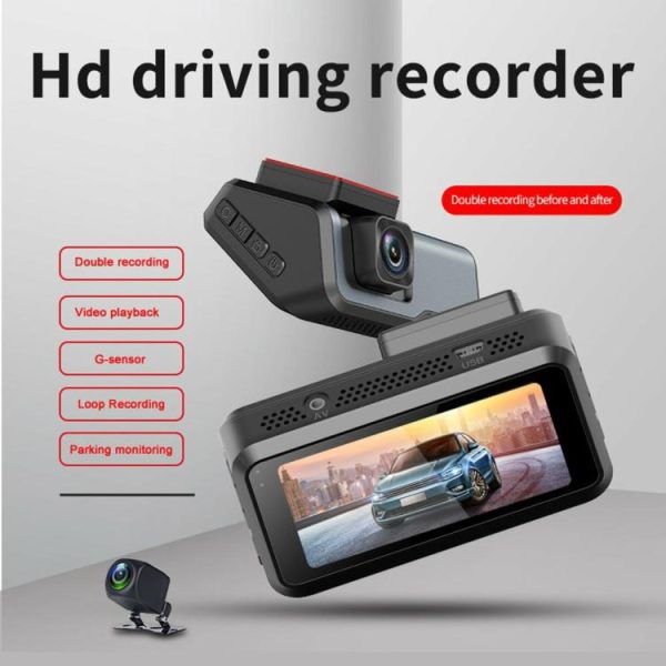 Car DVR Video Recorder 3in HD Screen Dash Camera Lithium Battery for Car Parking  |  Navigation & Recor Car Electronics Navigation & Recor