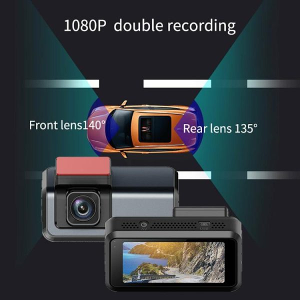 Car DVR Video Recorder 3in HD Screen Dash Camera Lithium Battery for Car Parking  |  Navigation & Recor Car Electronics Navigation & Recor