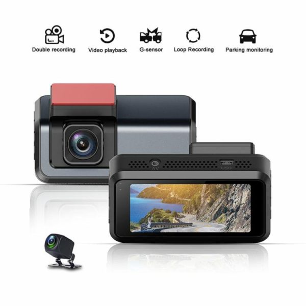 Car DVR Video Recorder 3in HD Screen Dash Camera Lithium Battery for Car Parking  |  Navigation & Recor Car Electronics Navigation & Recor