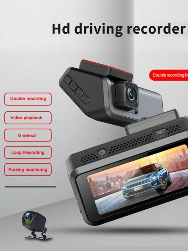 Car DVR Video Recorder 3in HD Screen Dash Camera Lithium Battery for Car Parking  |  Navigation & Recor Car Electronics Navigation & Recor