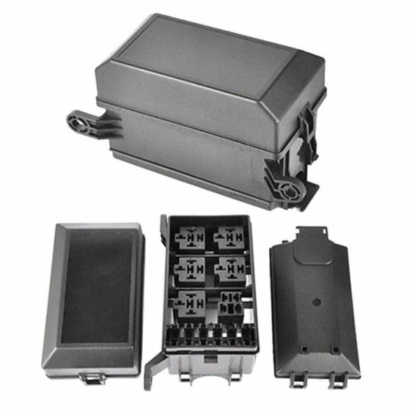 Car Fuse Box 6-Way Relay 6-Slot Blade Fuse Holder Box for Car Automotive Marine  |  Others Motorcycle Others