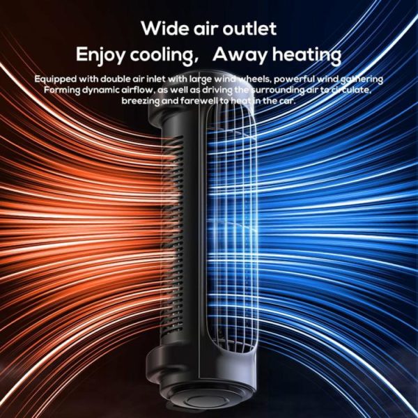 Car Headrest Cooling Air Fan USB Powered 3 Speeds Adjustable Auto Interior Fan  |  Car Charger Car Charger Black/Brown