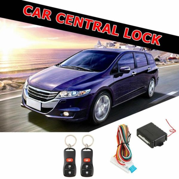 Car Keyless Entry System Button LED Keychain Central Door Lock Kit 410/T109  |  Video Players & Stereo Car Electronics Others Electronics