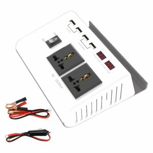 Car Power Converter DC 12V To AC 220V 110V 4000W 4 USB LCD Display Fast Charging  |  Jump Starter & Inverters Car Electronics Jump Starter & Inverters