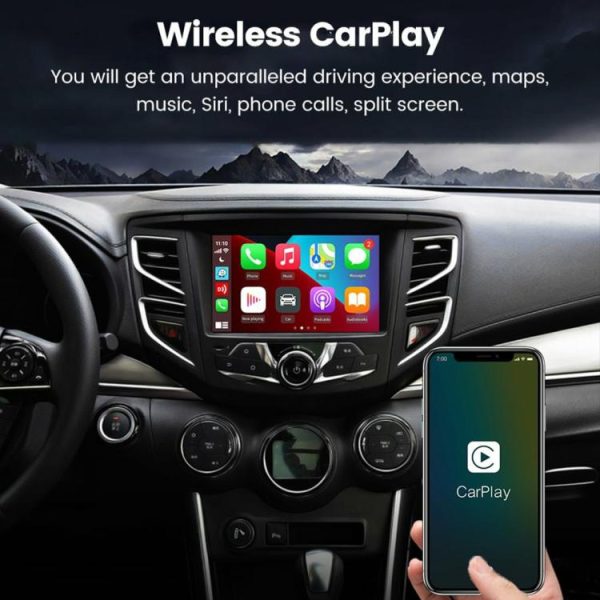 CarPlay Wireless Adapter Android Auto Dongle for Modify Android Screen Auto Box  |  Video Players & Stereo Car Electronics Black