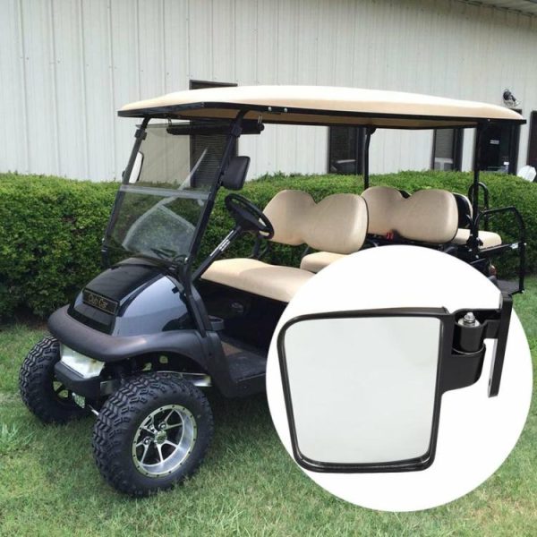 Convex Golf Cart Mirror Flexible Adjustment Side Mirrors for Golf Carts Club Car  |  Others Motorcycle Others