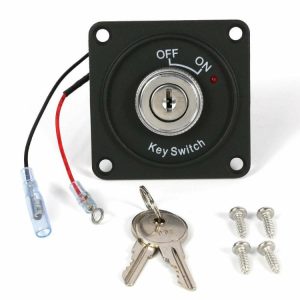 DC 12V 10A Ignition Switch 2 Position ON/OFF Key Switch with Panel+2 Keys  |  Others Motorcycle Others