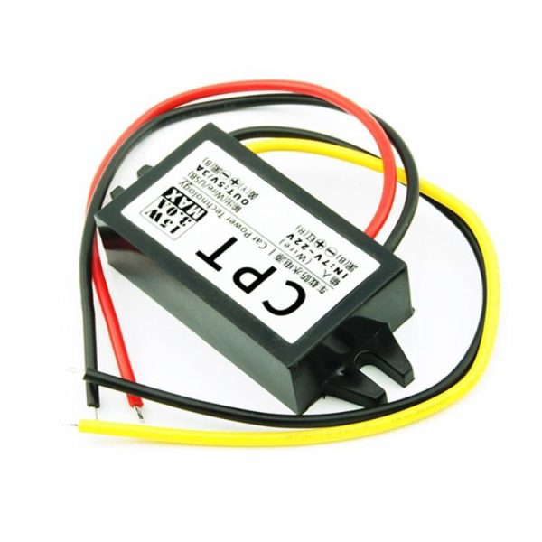 DC to DC Converter Regulator 12V to 5V 3A 15W Car Led Display Power Supply  |  Others Electronics Car Electronics Others Electronics