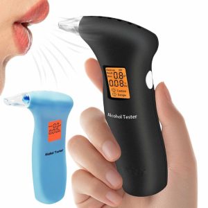 Digital Breathalyzer LCD Display Handheld Alcohol Analyzer Alcohol Breath Tester  |  Humidifier & Purifier Car Electronics Black/Blue