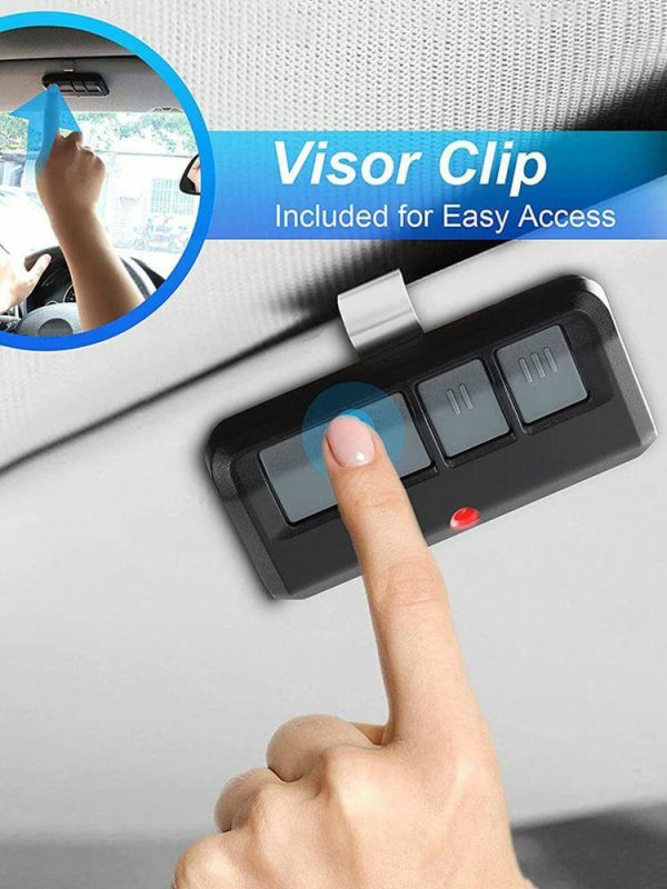 Distance Control 3 Button Door Controller Smart Keys for Liftmaster 893max 893LM  |  Car Charger Car Charger Car Charger