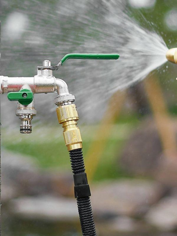 Double Garden Faucet Connector Brass Mixer Faucet for Garden Drinking Water Farm  |  Others Motorcycle Others