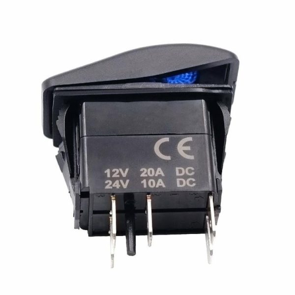 Dual Blue Backlit ROOF LED LIGHT BAR Rocker Switch 5 Pin for Boat ATV UTV  |  Others Electronics Car Electronics Others Electronics