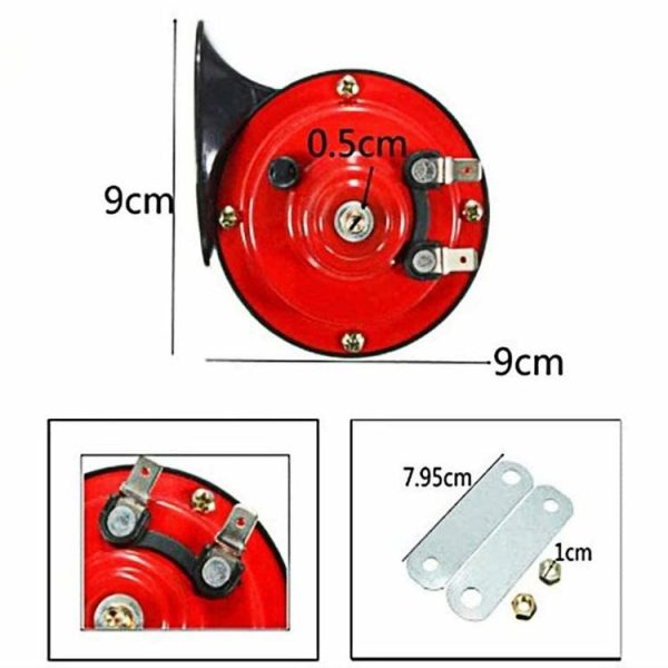 Electronic Horn 120dB Bass Sound Warning Speaker for Truck Automobile Motorcycle  |  Motorcycle Electronics Car Electronics Motorcycle Electronics