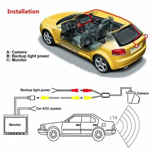 European License Plate Frame Backup Camera HD Parking Aid Camera IP67 Waterproof  |  Navigation & Recor Car Electronics Navigation & Recor