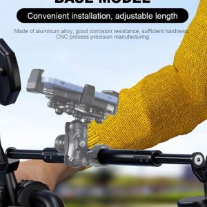 Expansion Cross Bar Adjustable Motorcycle Extension Rod Phone Navigation Bracket  |  Replacement Parts Motorcycle Replacement Parts