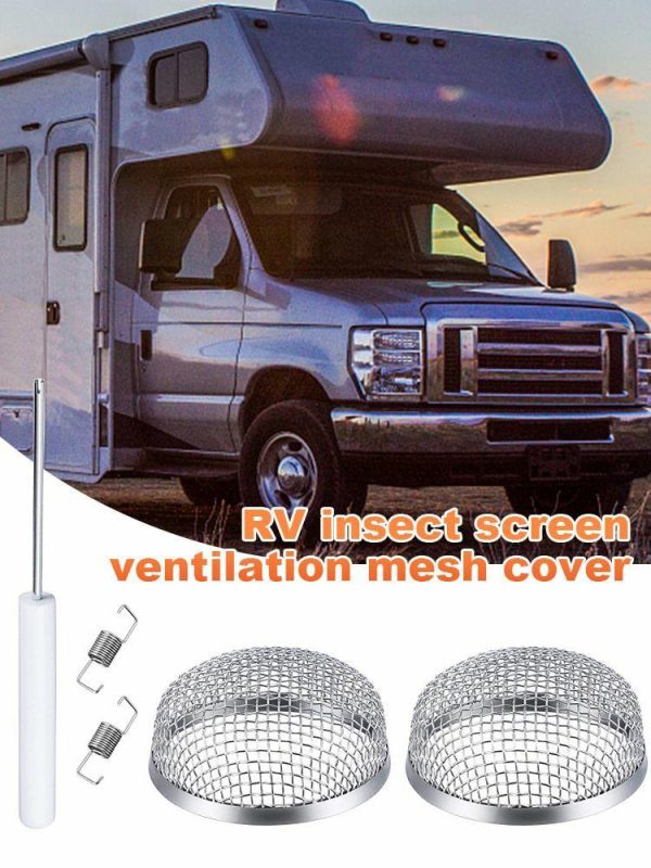 Flying Insect Screen Stainless Steel RV Furnace Vent Cover for Camper RV Caravan  |  Others Motorcycle Others