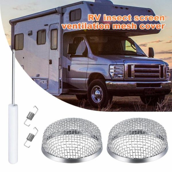 Flying Insect Screen Stainless Steel RV Furnace Vent Cover for Camper RV Caravan  |  Others Motorcycle Others