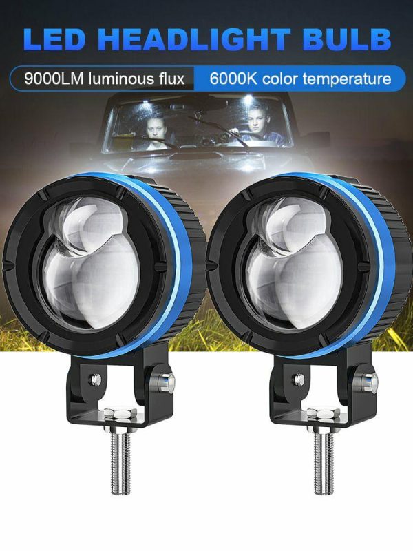 Fog Lamp 6000K Motorcycle Work Light Super Bright for Car 4×4 Truck ATV SUV Boat  |  Motorcycle Lights Motorcycle Motorcycle Lights