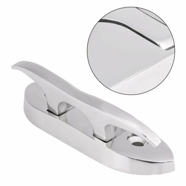 Folding Dock Cleat 4-1/2 inch 316 Stainless Steel Retractable Boat Cleat  |  Others Motorcycle Others