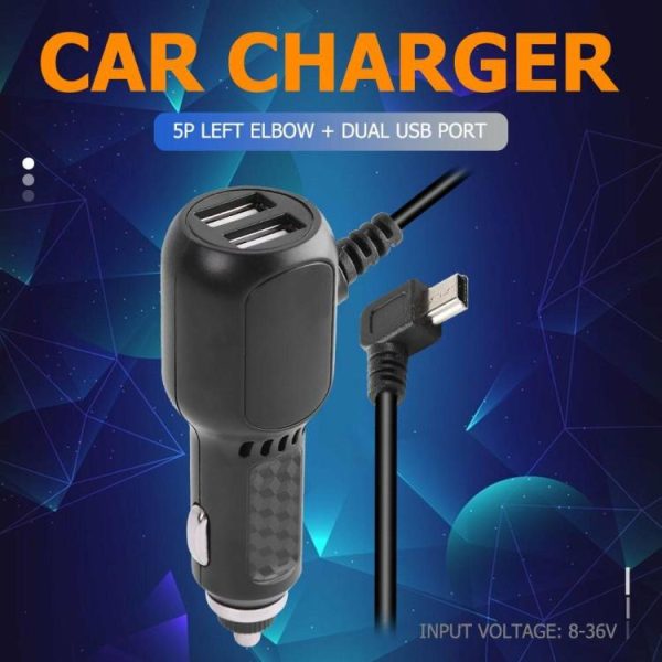 For Anytek Car DVR Camera 3.5m 5V 3A Mini USB Car Charger with 2 USB Port  |  Others Electronics Car Electronics Others Electronics