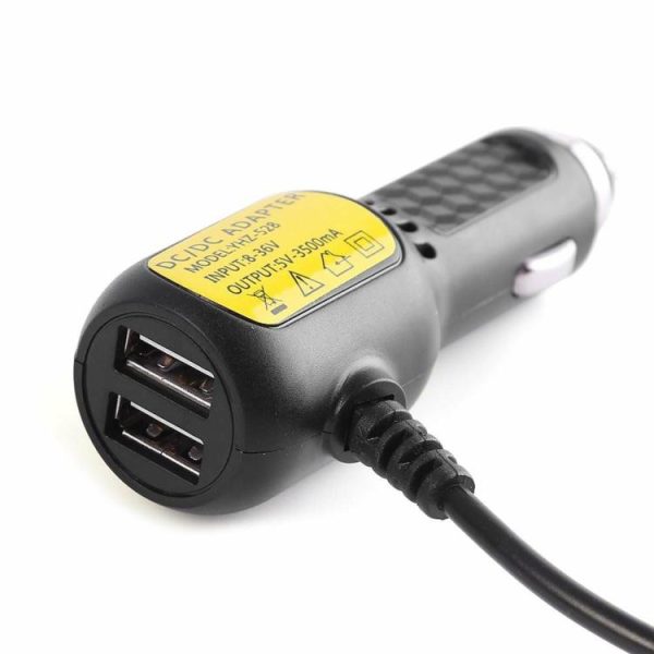 For Anytek Car DVR Camera 3.5m 5V 3A Mini USB Car Charger with 2 USB Port  |  Others Electronics Car Electronics Others Electronics