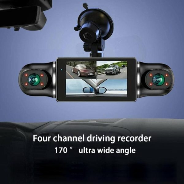 Four Channels Auto Video Camera Four Cameras HD 1080P Car Camcorder Night Vision  |  Navigation & Recor Car Electronics Navigation & Recor