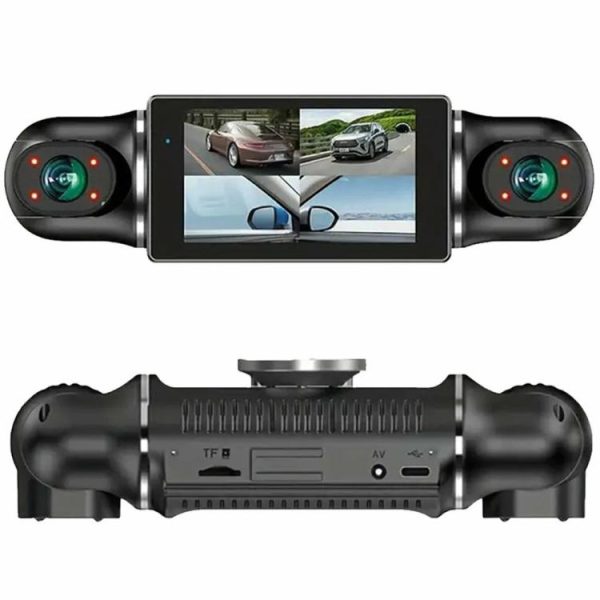 Four Channels Auto Video Camera Four Cameras HD 1080P Car Camcorder Night Vision  |  Navigation & Recor Car Electronics Navigation & Recor