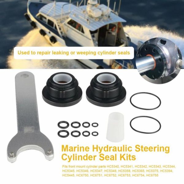 Front Mount Boat Hydraulic Steering Cylinder Seal Kit for SeaStar HC5341 HC5342  |  Others Motorcycle Others