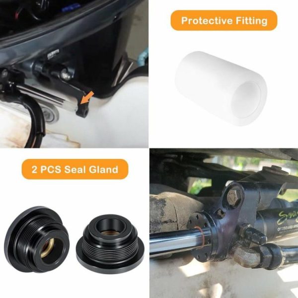 Front Mount Boat Hydraulic Steering Cylinder Seal Kit for SeaStar HC5341 HC5342  |  Others Motorcycle Others