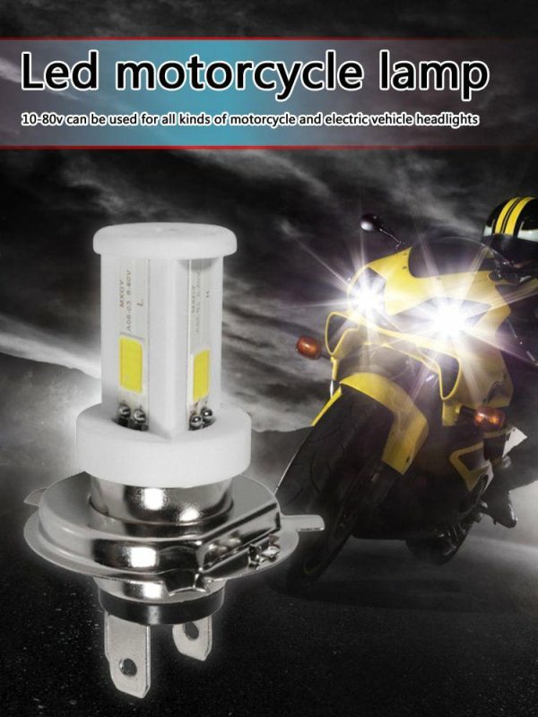 H4 Ceramic LED Bulb 6500K 1080LM High Low Beam for Motorcycle Headlight  |  Motorcycle Lights Motorcycle Motorcycle Lights