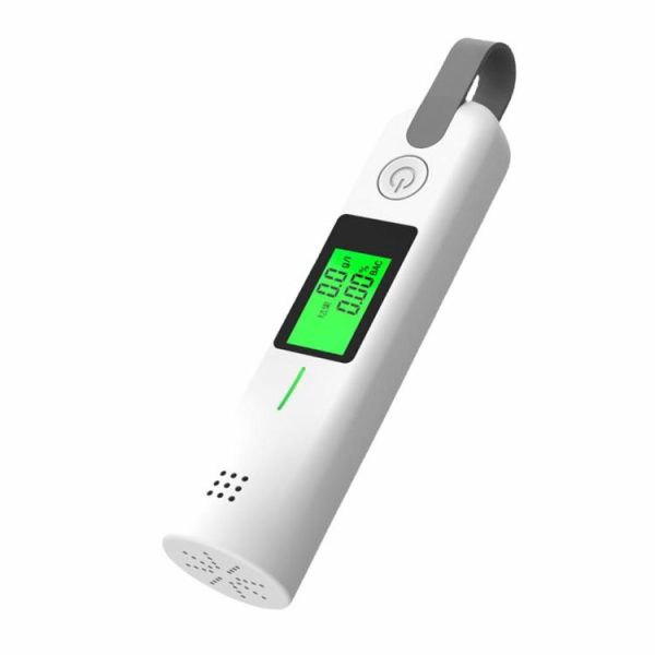 Handheld Alcohol Analyzer Type-C Charging Portable Alcohol Tester High Precision  |  Humidifier & Purifier Car Electronics Black/White