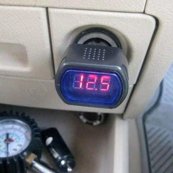 Mini LED Digital Car Auto Vehicle Battery Voltage Meter Tester Voltmeter  |  Car Charger Car Charger Car Charger