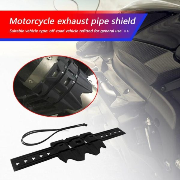 Motorcycle Exhaust Muffler Silencer Protector for SX EXC Motocross Dirt Pit Bike  |  Replacement Parts Motorcycle Black