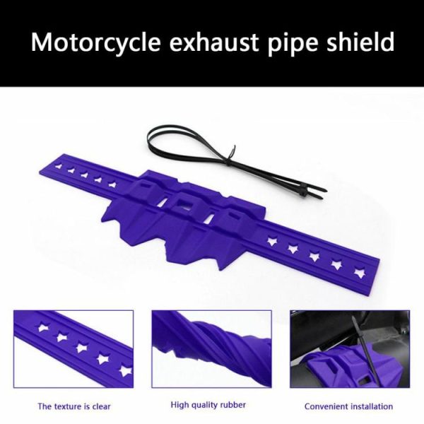 Motorcycle Exhaust Muffler Silencer Protector for SX EXC Motocross Dirt Pit Bike  |  Replacement Parts Motorcycle Black